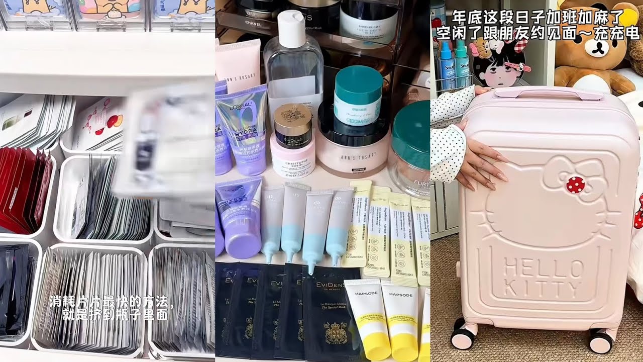 ASMR Organizing Restocking, Unboxing And Refill