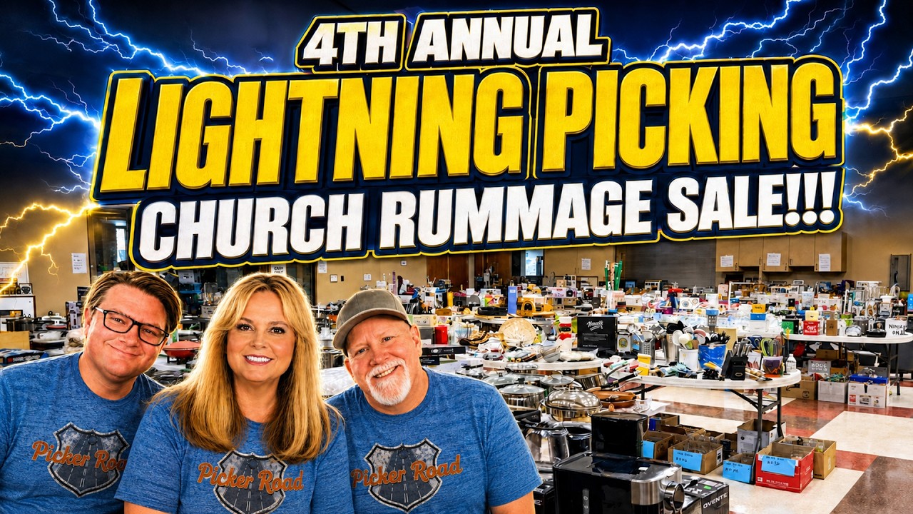 4TH ANNUAL CHURCH RUMMAGE SALE LIGHTNING PICK!!! Join the Journey on Picker Road!