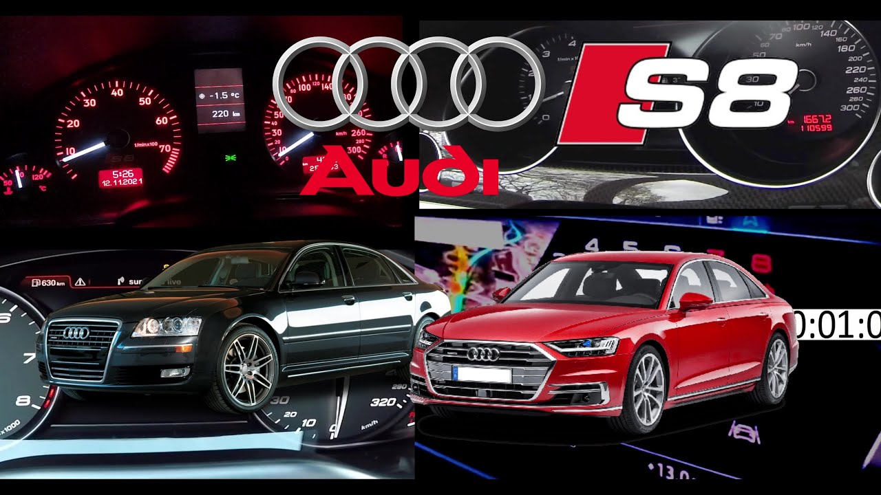 Audi S8 All Generations (D2-D5, 1996-2024) Acceleration Battle
