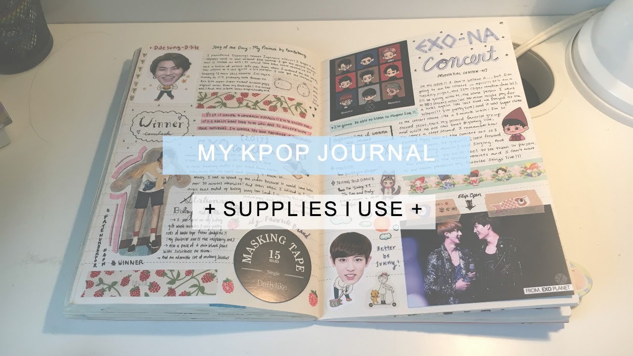 🌼 My Kpop Journal  +Supplies I Use+ 🌼