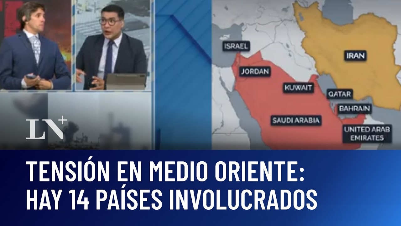 Tensión en Medio Oriente: hay 14 países involucrados