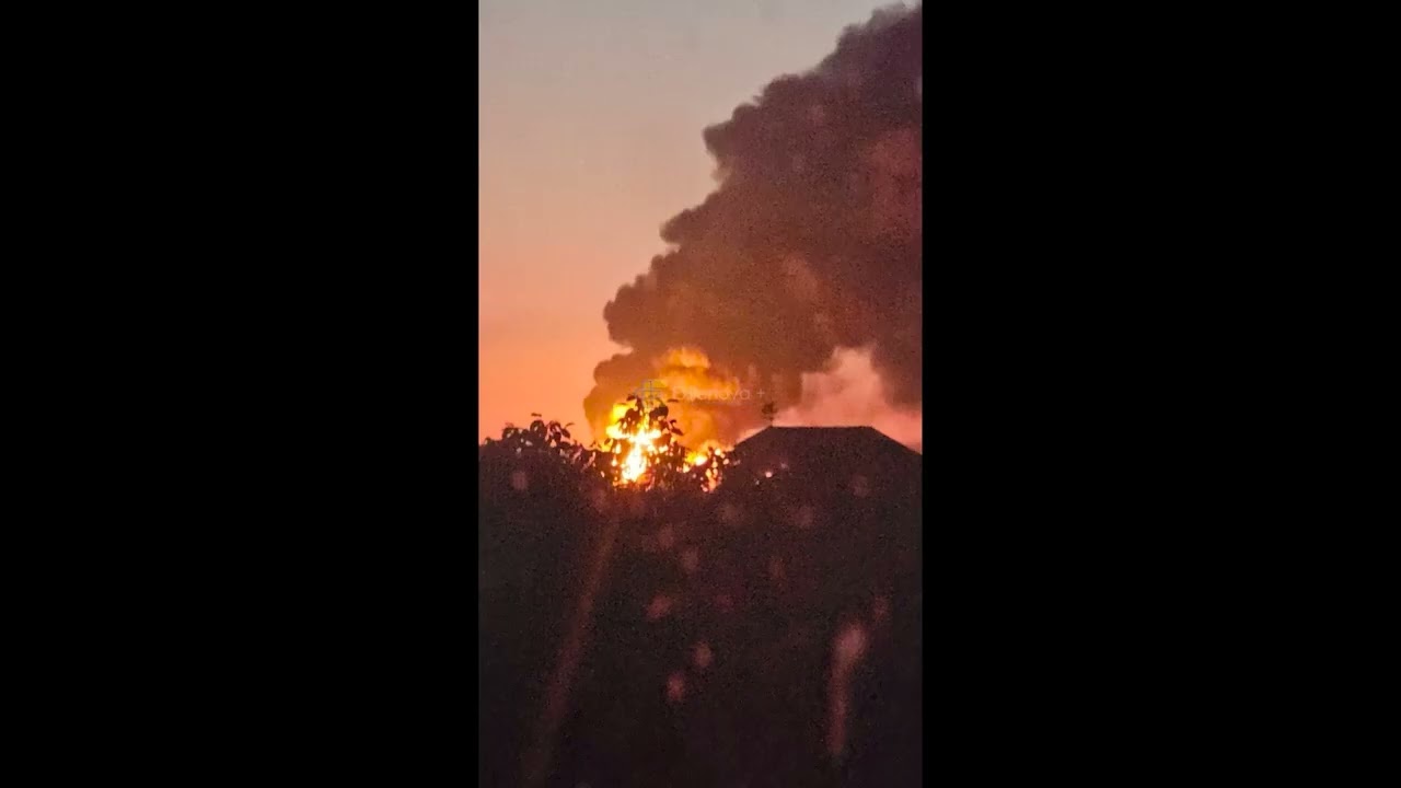 Another Russian Oil Refinery Hit: Ilsky Refinery Burns After Drone Strike!