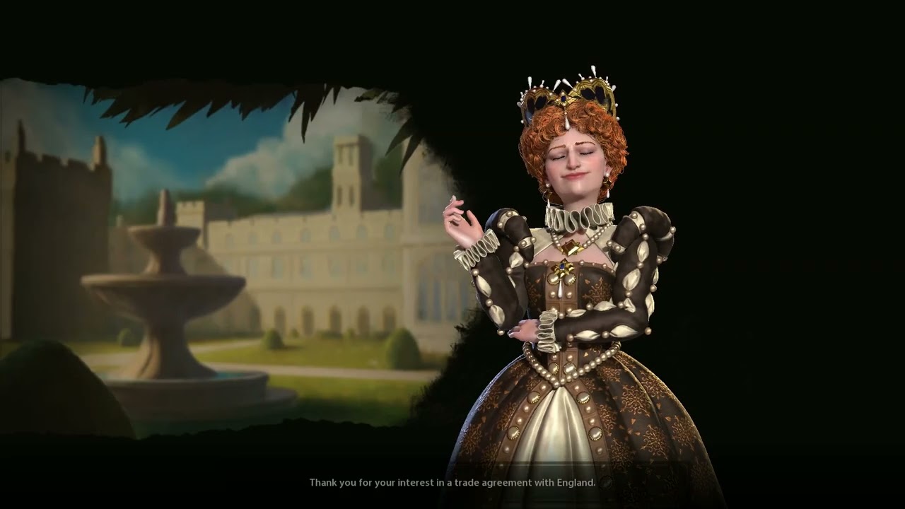 Sid Meier's Civilization VI - Elizabeth I of England Animations