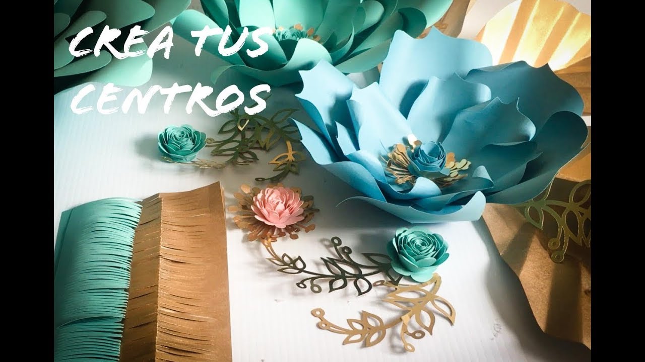 Cómo Hacer los Centros Para Flores de Papel