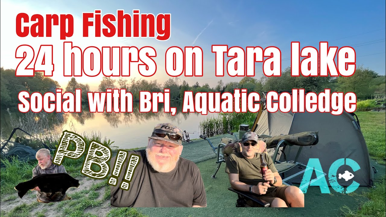 24 часа на озере Тара, рыболовное хозяйство Cudmore Fisheries. Общение с Бри из @aquaticcolledgef...
