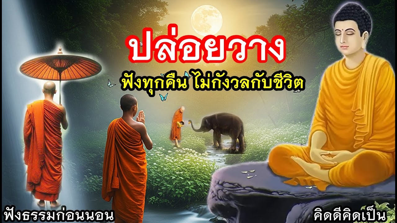 ปล่อยวางทุกข์ที่ใจเรา อย่ากังวลกับชีวิต มีสติ🙏ฟังธรรมะก่อนนอน(1294)22