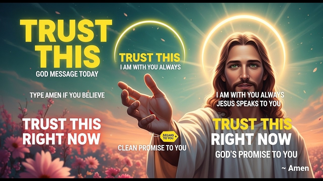ДОВЕРЬТЕСЬ ЭТОМУ | Послание Бога сегодня | Послание Бога для вас сегодня | Послание Иисуса для ме...