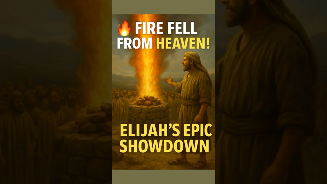 Elijah vs 450 Prophets of Baal | The Ultimate Showdown on Mount Carmel | 1 Kings 18 Explained