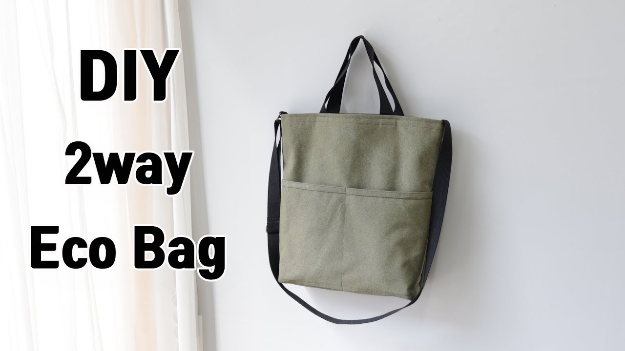 DIY 2way How to make eco bags/Eco Bag/에코백 만들기/Sewing DIY