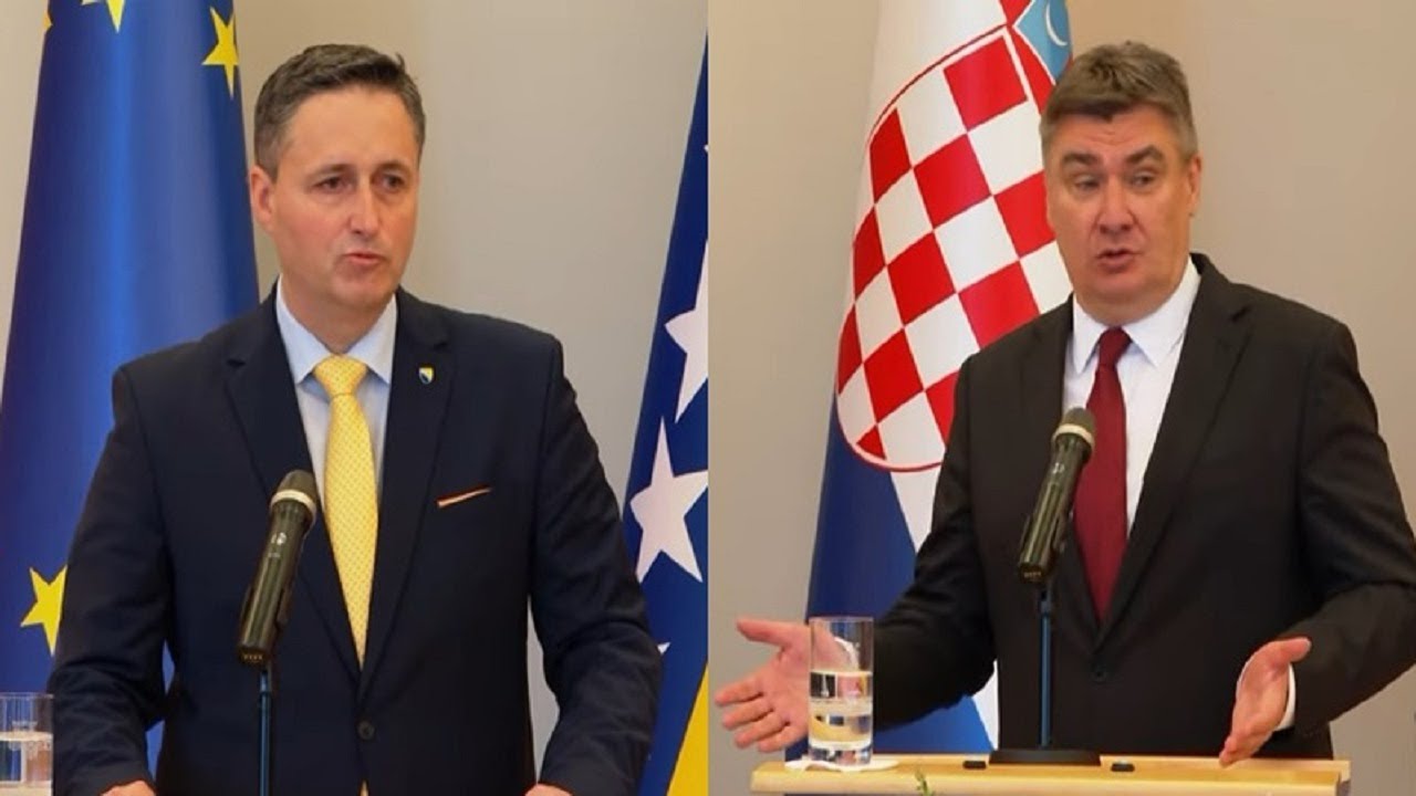 Bećirović u Zagrebu: Dodik mora biti zaustavljen; Milanović: Dodik nije prijetnja, on je sagovornik!