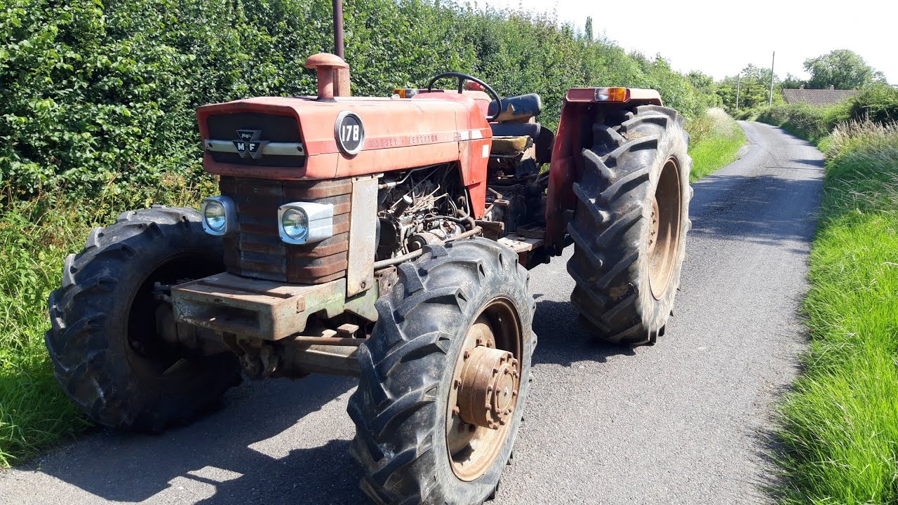 Vintage Thursday. Massey Ferguson 178 link arm change and check chain upgrade.