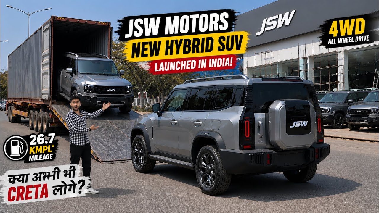 Вы бы всё ещё купили Creta? Новый гибридный внедорожник от JSW уже здесь! Расход топлива 26,7 км/...