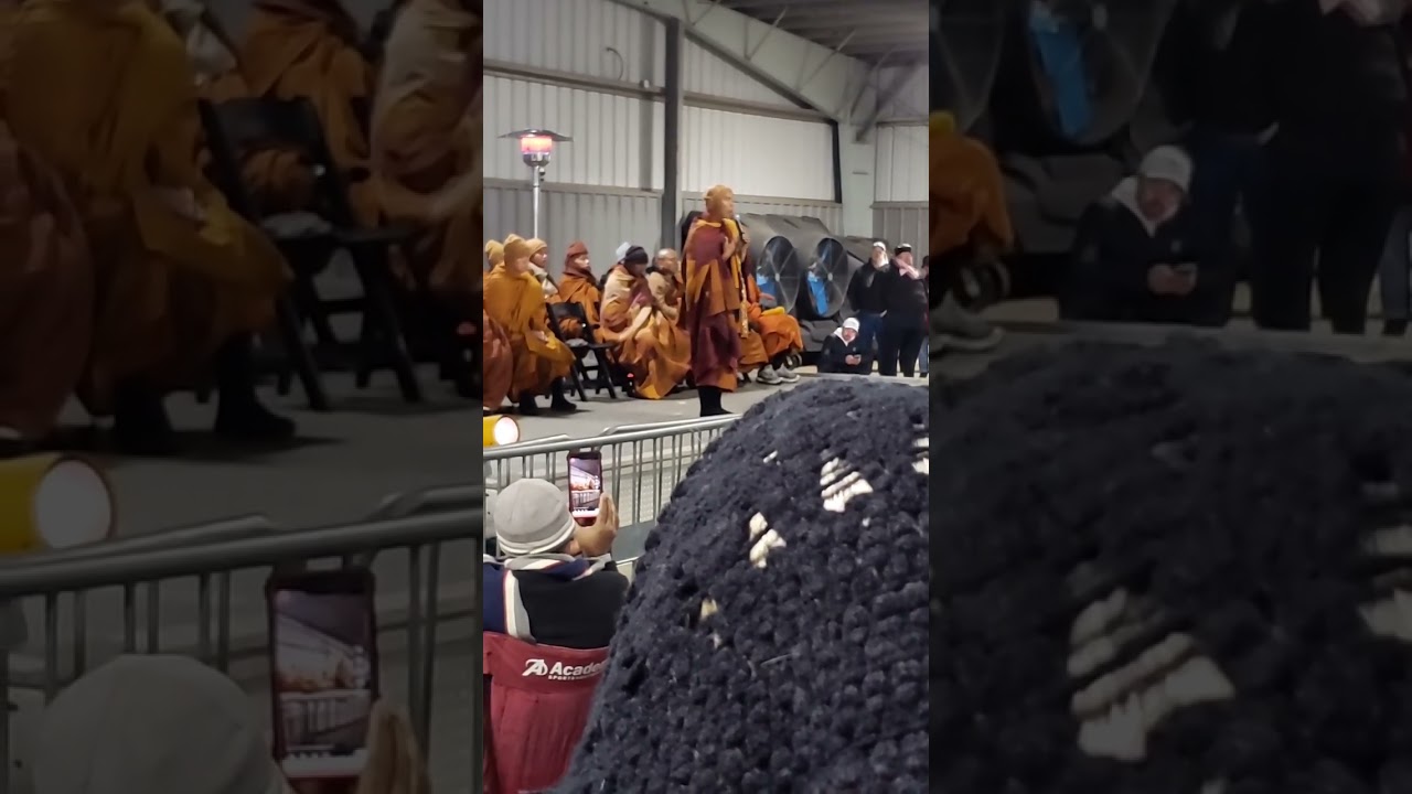 The Buddhist Monks on their peace walk, at their stop at the ZMax Dragway in Concord, NC 1/15/26!!!