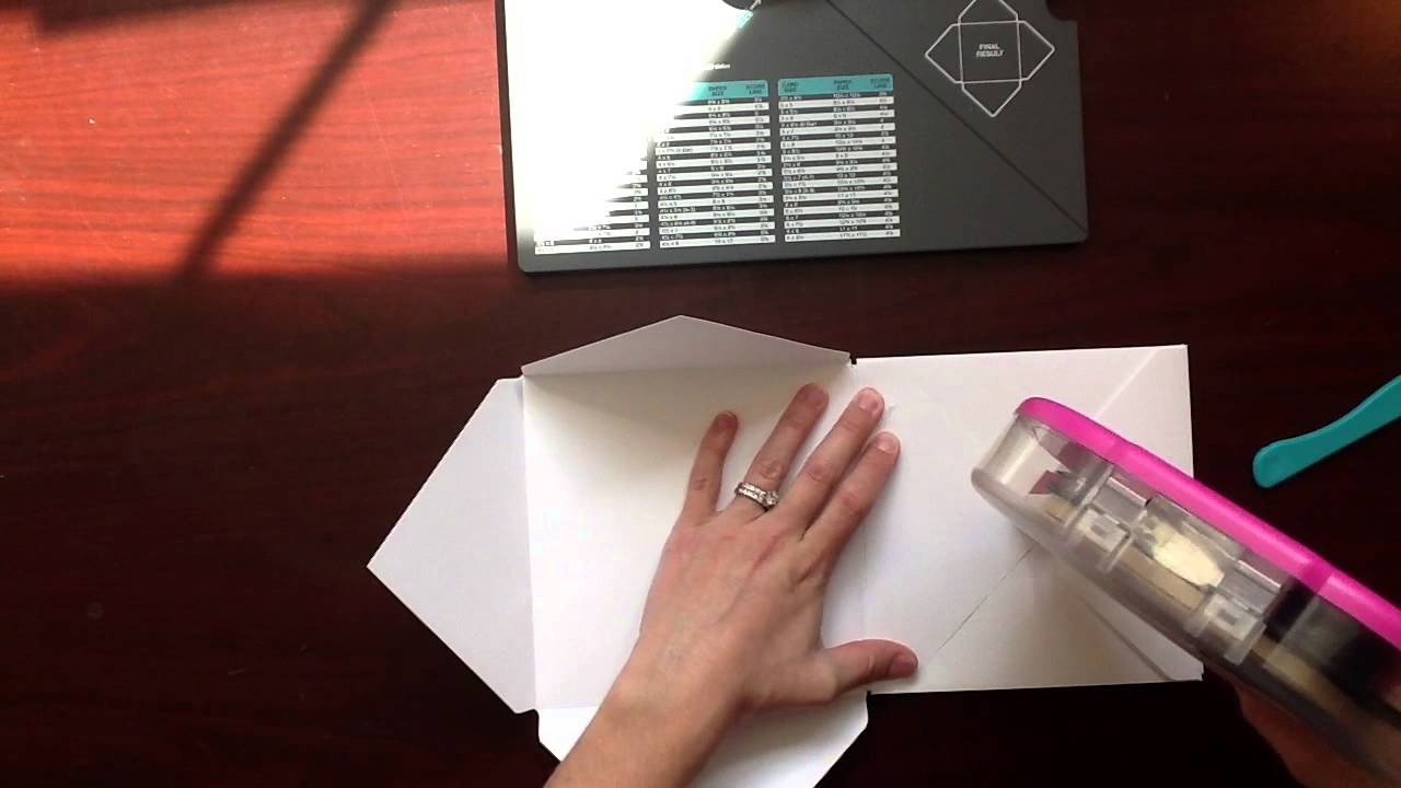 Envelope Punch Board Mini Album