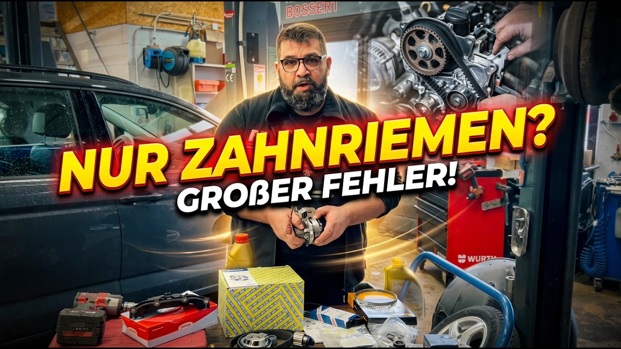Beim Zahnriemenservice wird DAS oft vergessen!