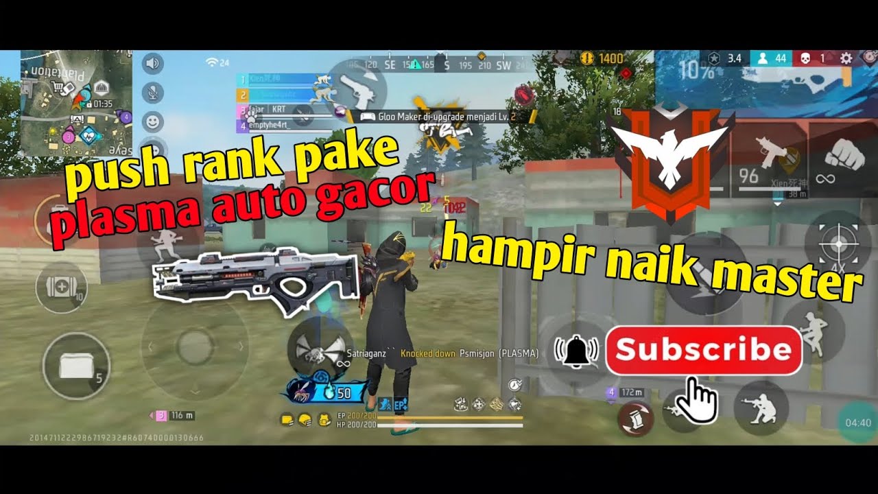 Push rank br squad auto bantai bantai,pake plasma auto boyahhh