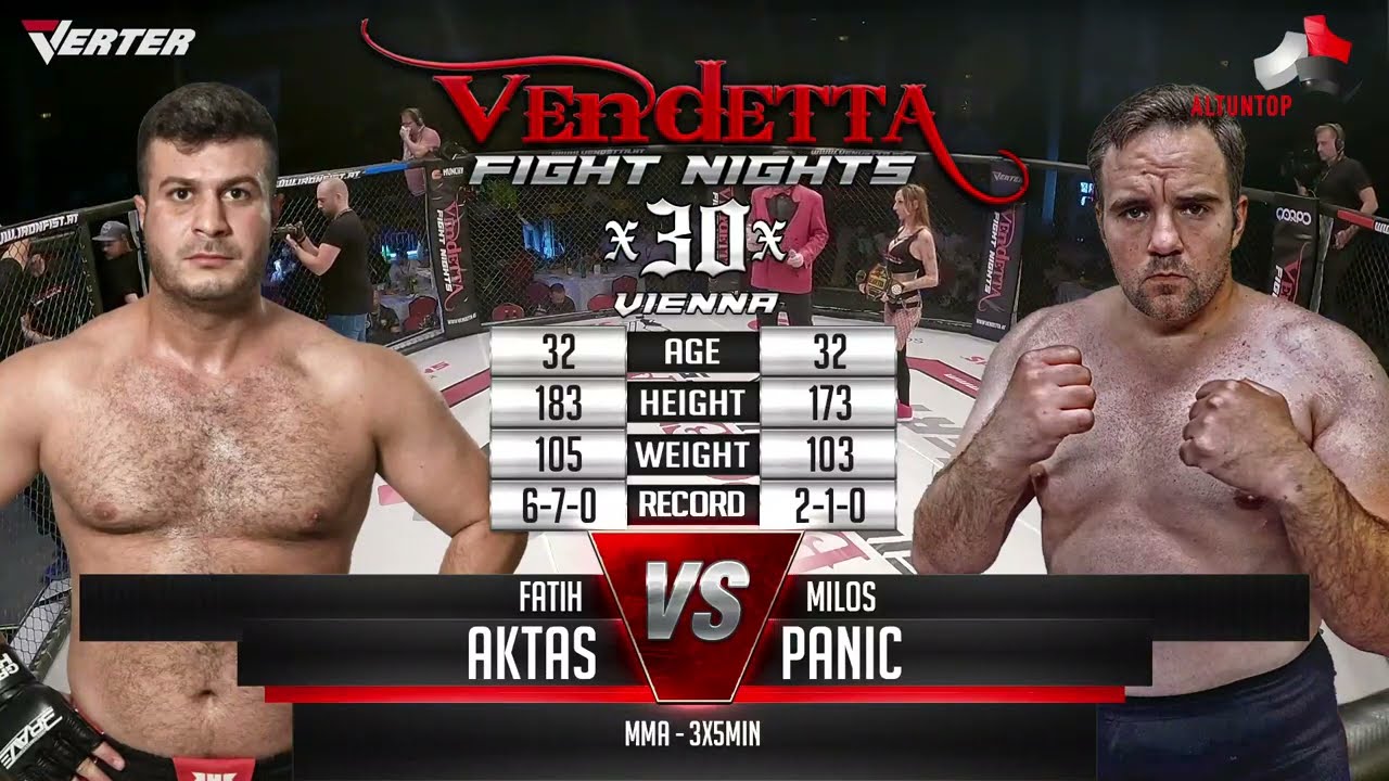VENDETTA 30: AKTAS vs PANIC | FULL FIGHT