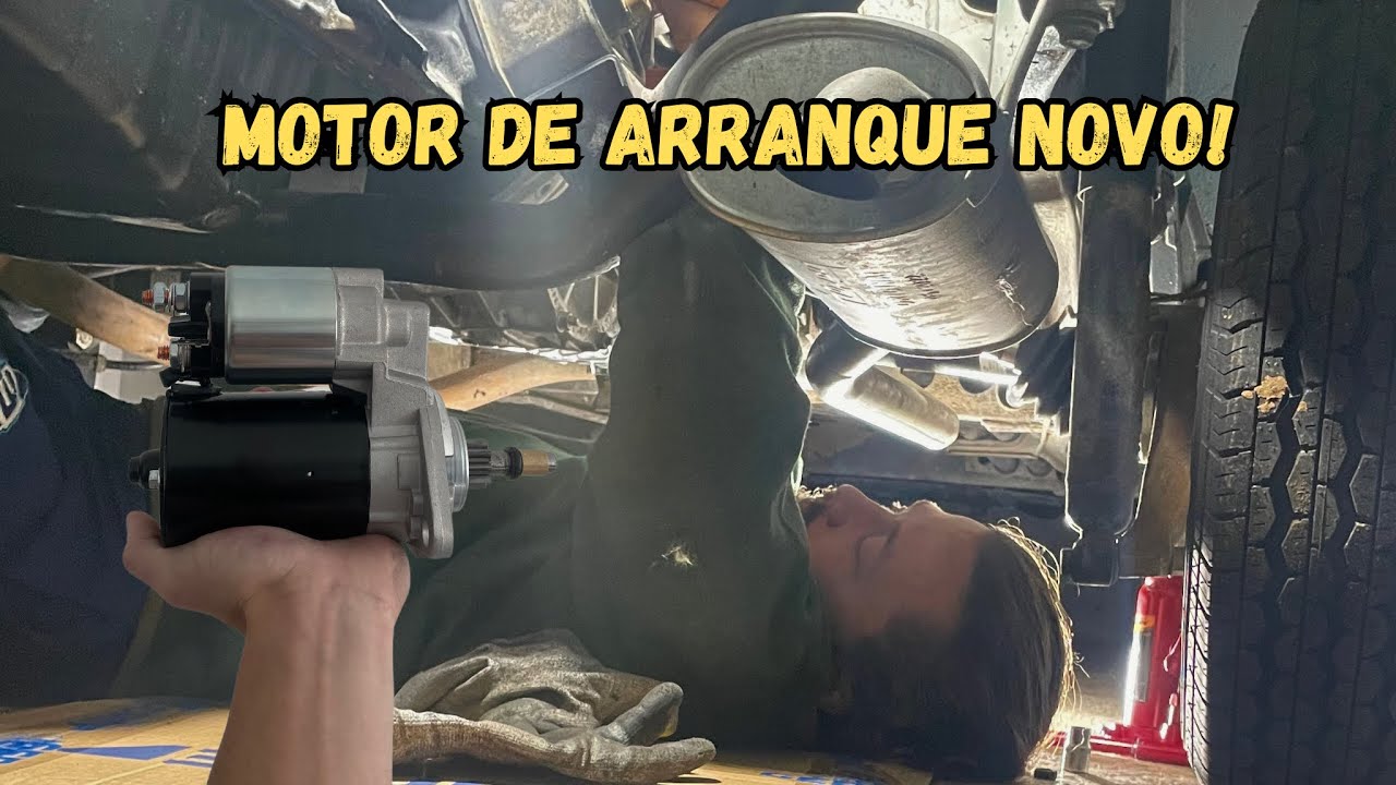 TROCANDO O MOTOR DE ARRANQUE DA KOMBI E DO FUSCA