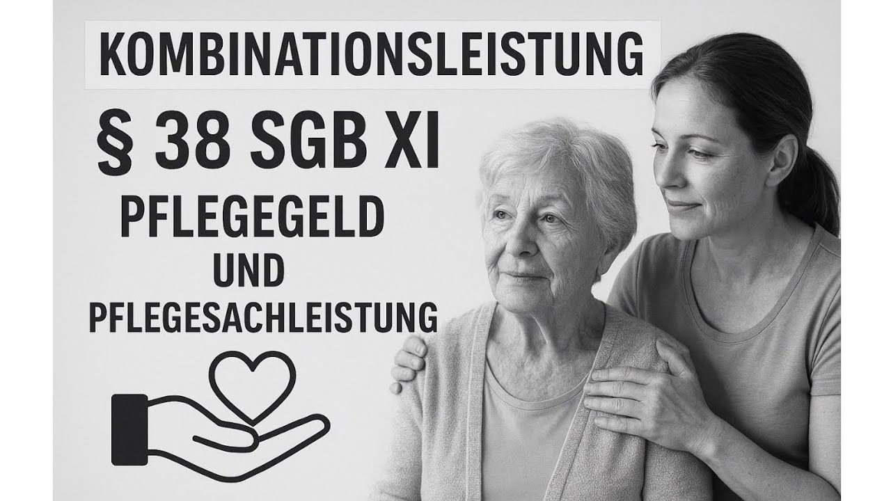 Kombinationsleistung - Geldleistung und Sachleistung - §§ 36, 37, 38 SGB XI - erklärt
