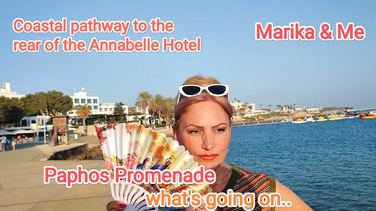 Coastal pathway to the Promenade.. Paphos Promenade Cyprus