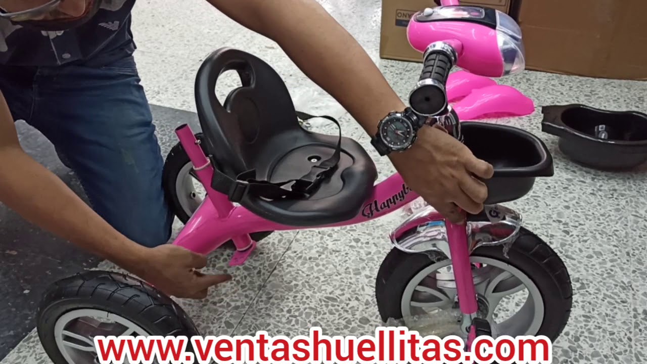 Triciclo paseador como armar