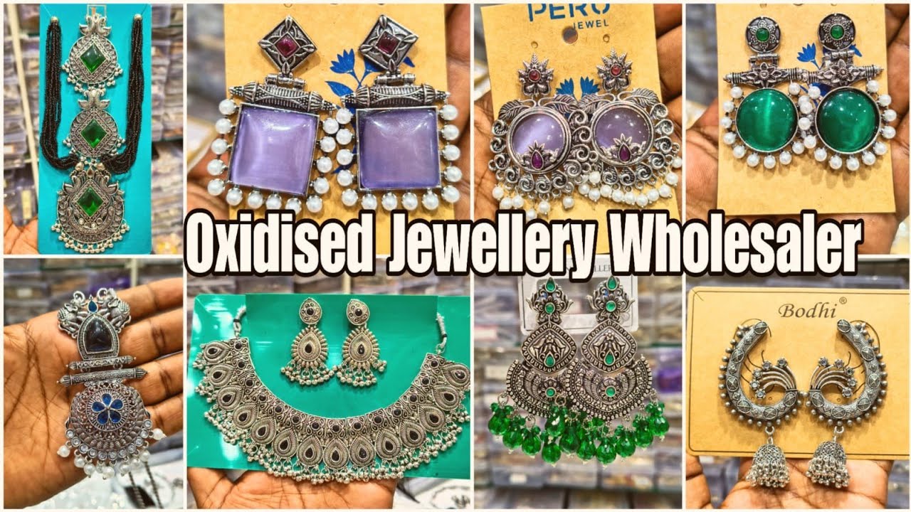 Oxidised Jewellery Biggest Wholesale Market Kolkata | Premium Latest Durga Puja Collection ||