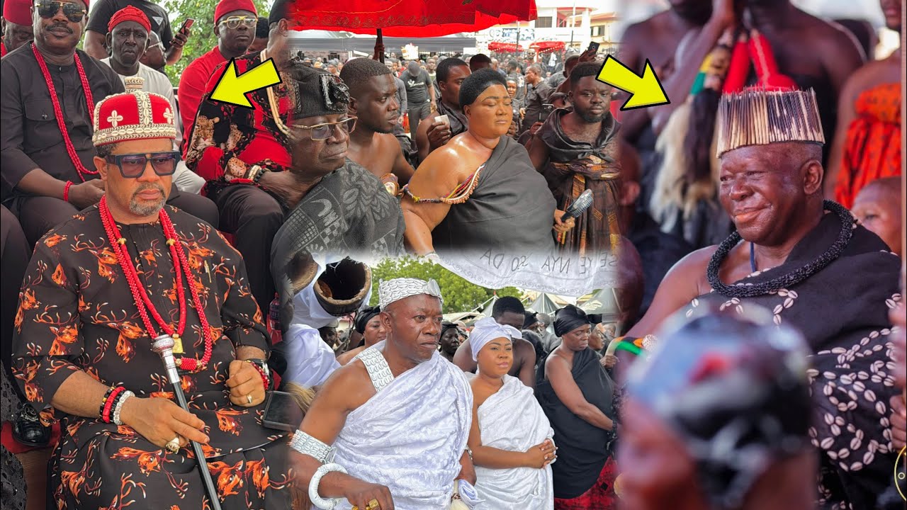 DAY 3💔Eiii did Igbo King in Ghana had the Chance to Great the Powerful King Otumfou Osei At Manhyia