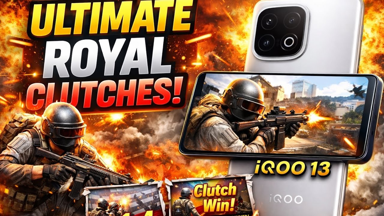 iQOO 13 Battery Drain 🥵 ? Ultimate Royal clutches 💀| bgmi/pubgmobile