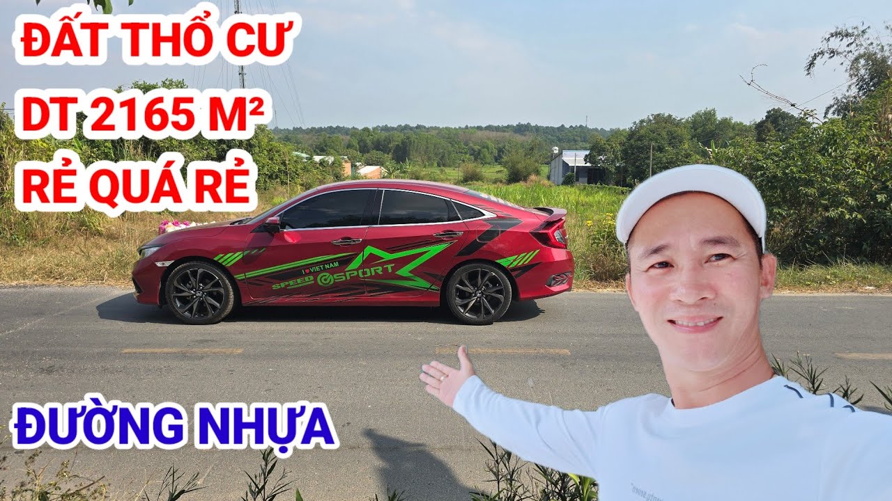 Lộ diện đất thổ cư 2165m² mặt tiền đường nhựa triệu người mê