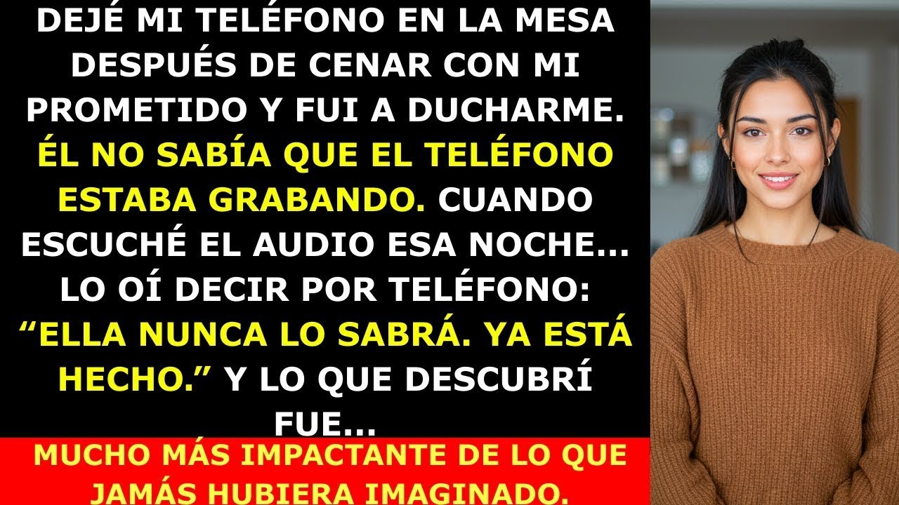 Mi Prometido No Sabía Que Mi Teléfono Grababa Cuando Me Fui a Duchar; Y Lo Que Descubrí...