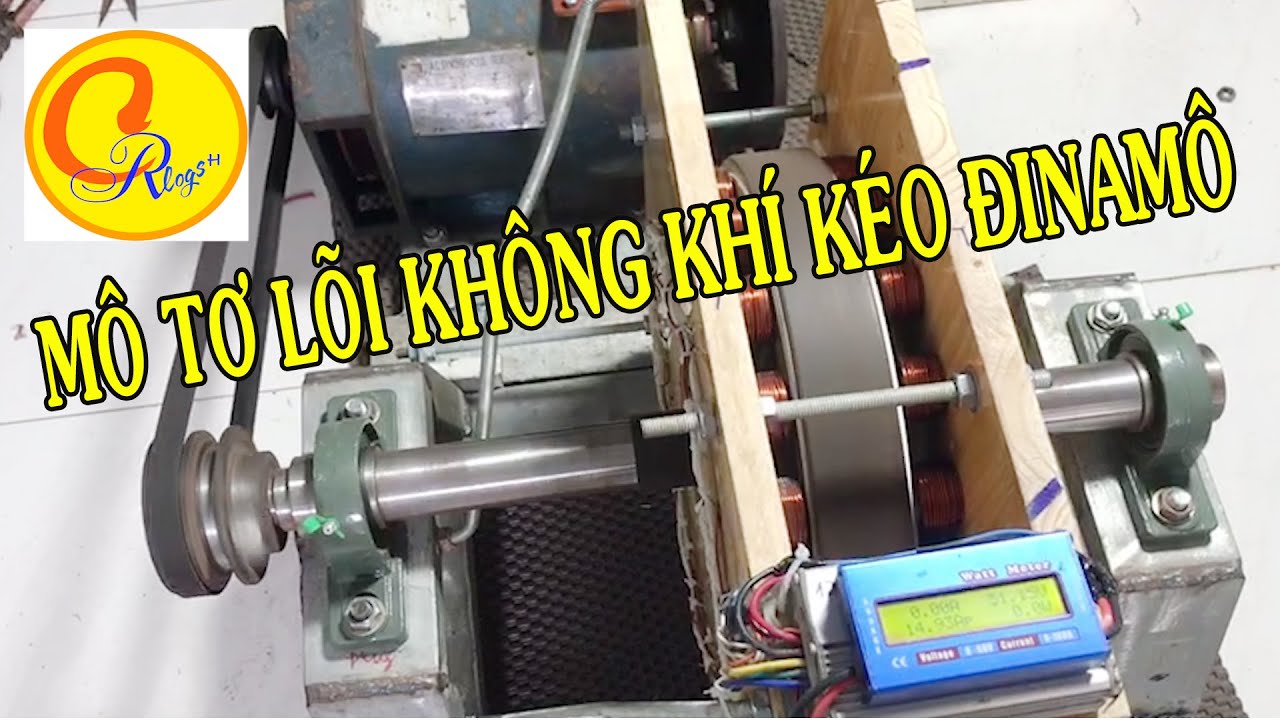 Mô Tơ lõi không khí kéo đinamô.