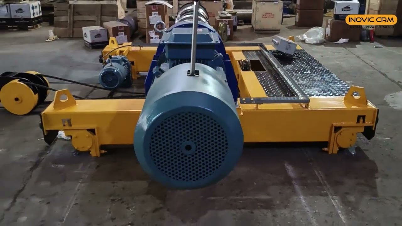 10 Ton High Speed Electric Crab | 10 MPM HT | ABB Motor | PBL (Elecon) Planetary Gearbox