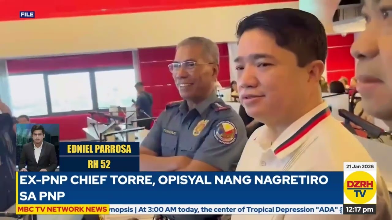 Ex-PNP Chief Nicolas Torre III, opisyal nang nagretiro sa PNP