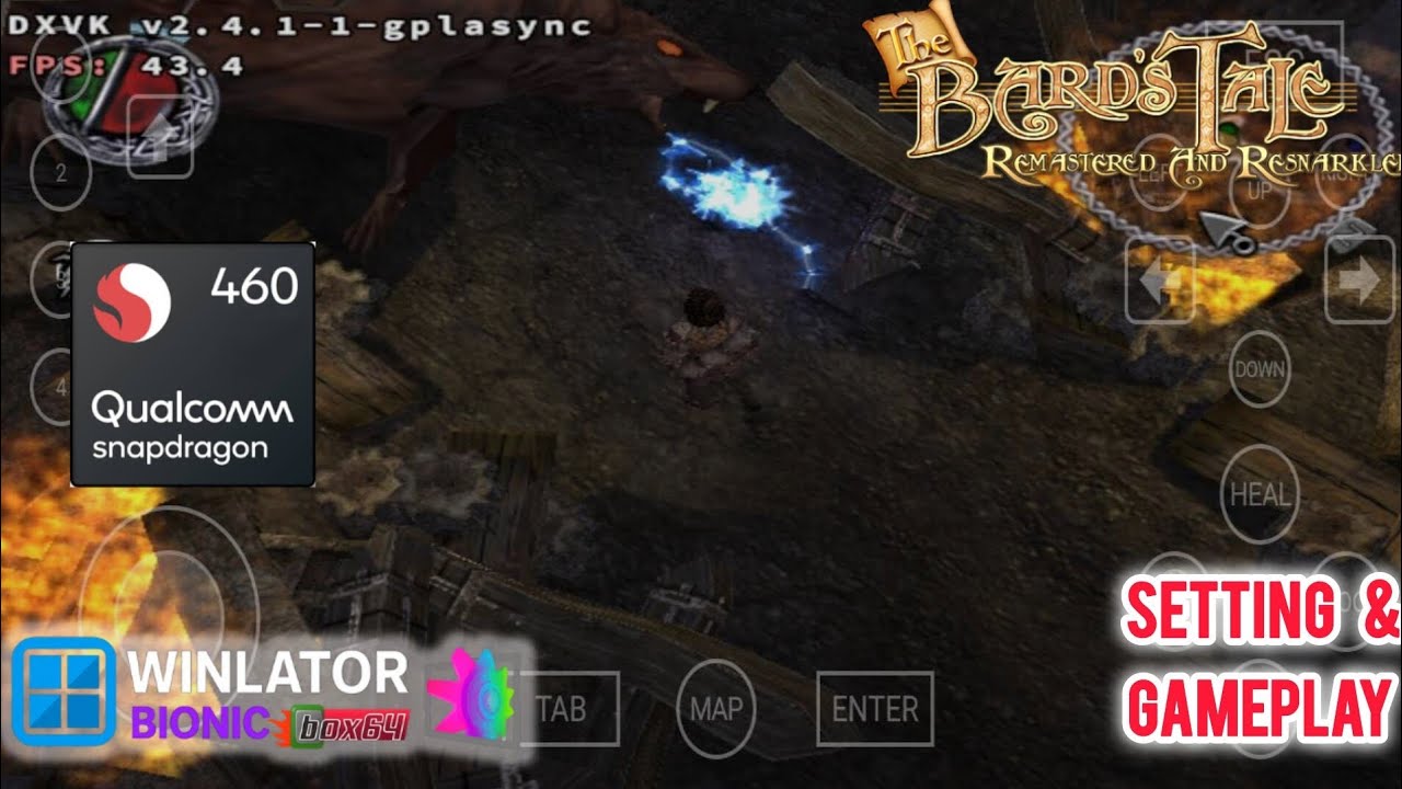 The Bard's Tale ARPG: Remastered and Resnarkled🟢  | Winlator Bionic  | SD 460/662/665/680