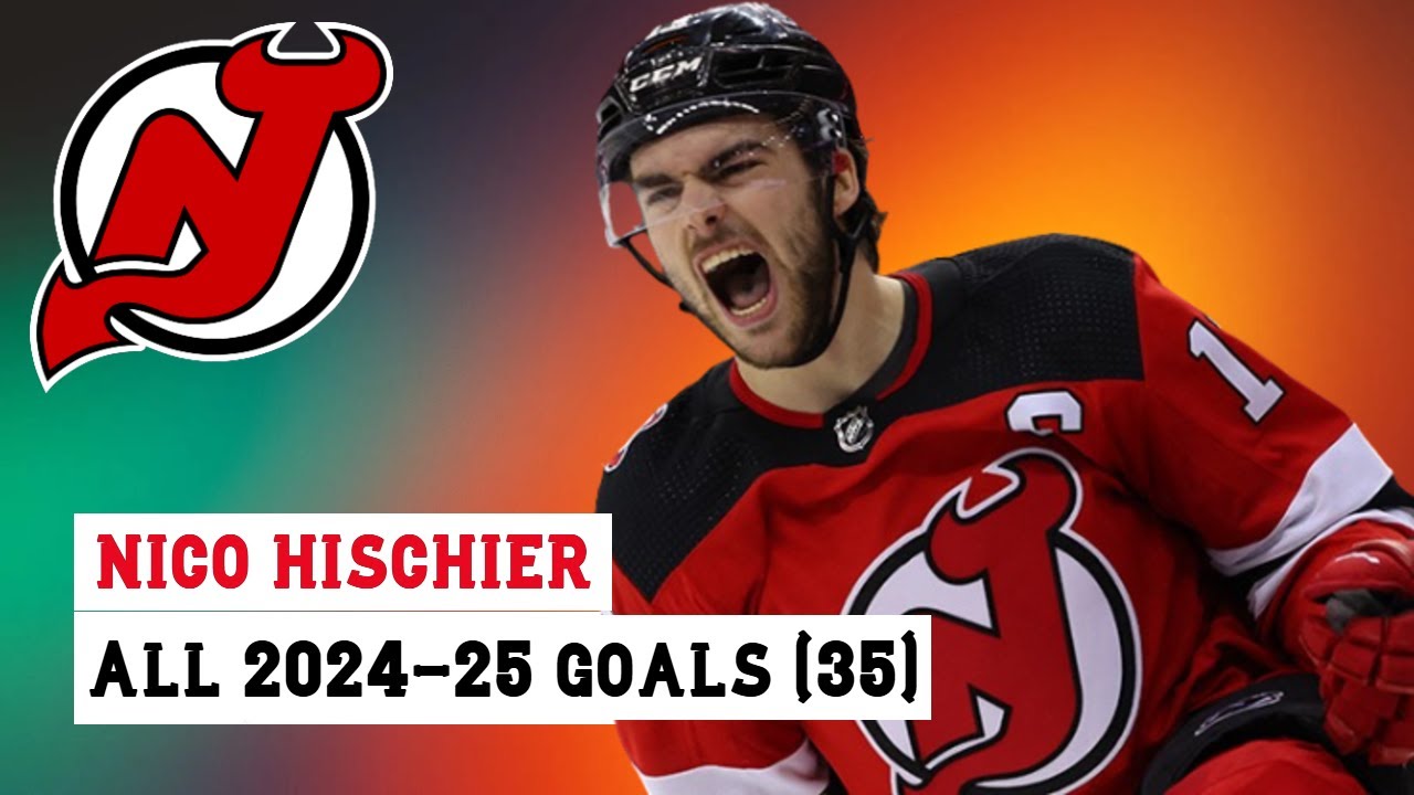 Nico Hischier (#13) All 35 Goals of the 2024-25 NHL Season