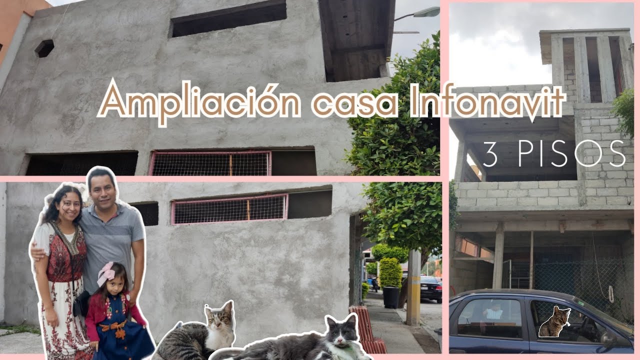Ampliación de casa Infonavit 3 pisos|Tour por Ampliación de casa Infonavit #Ampliacion