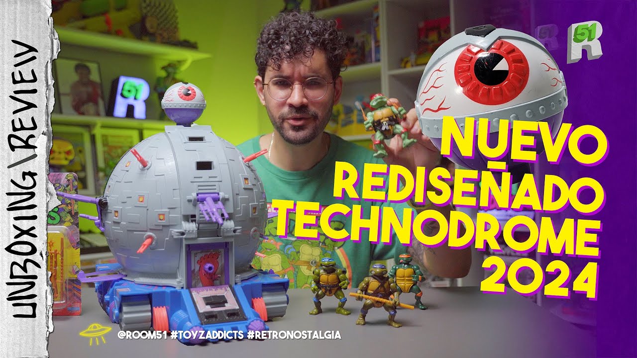 MONTEMOS EL NUEVO Y REDISEÑADO TMNT TECHNODROME PLAYSET 2024 | #TOYZADDICTS