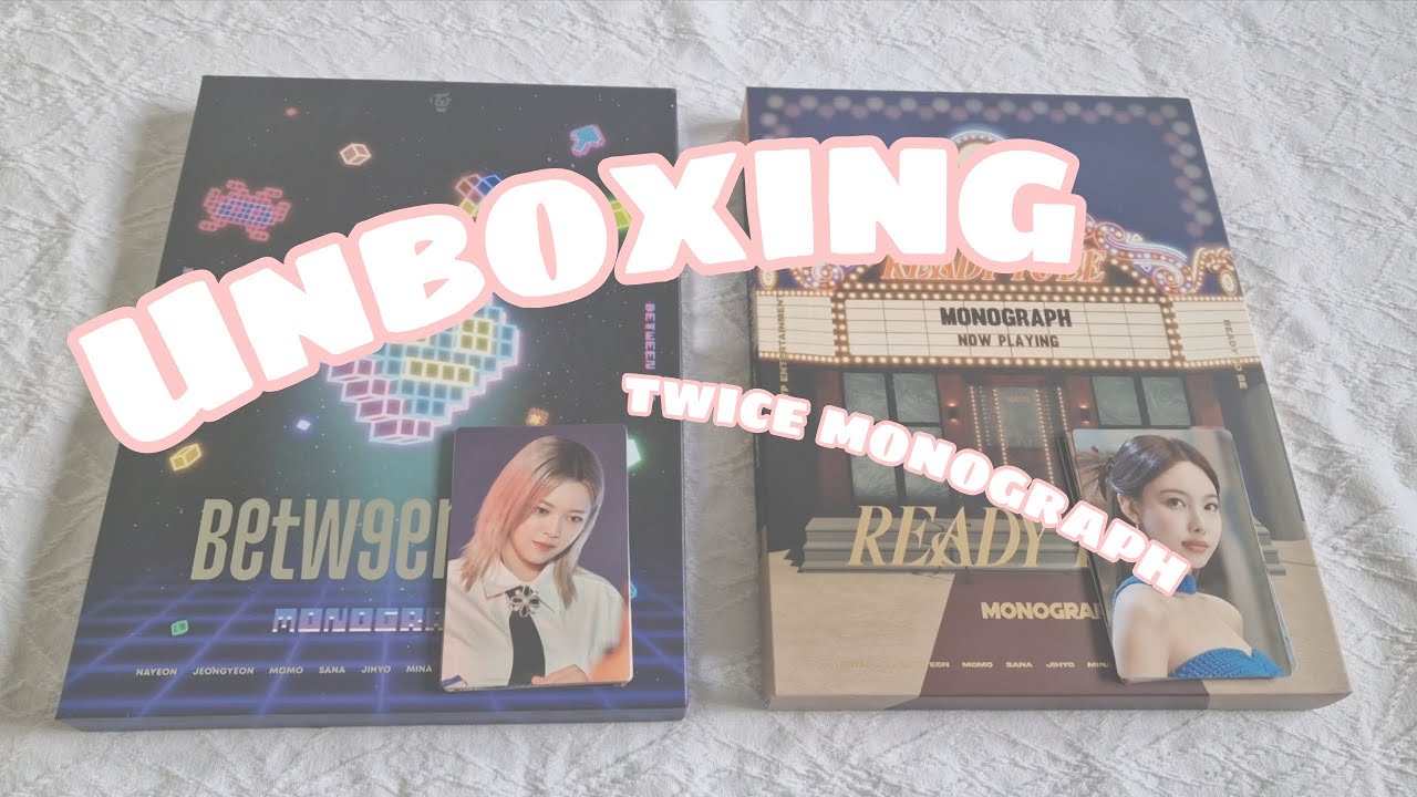 - ☁️ twice monograph unboxing [ between 1 & 2 || ready to be ]