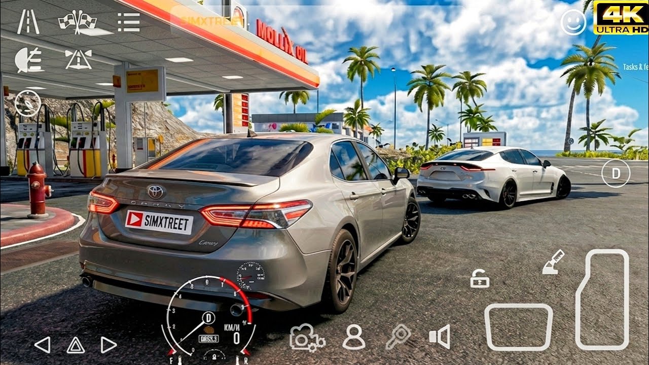 Toyota Camry & Kia Stinger GT - Car Parking Multiplayer 2 | 4K Ultra Graphics Gameplay