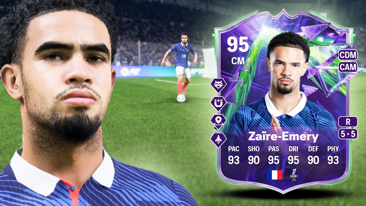 ОБЗОР ИГРОКА 95 ZA&Iuml;RE-EMERY PHENOMS В FC 26! | FC 26 ULTIMATE TEAM