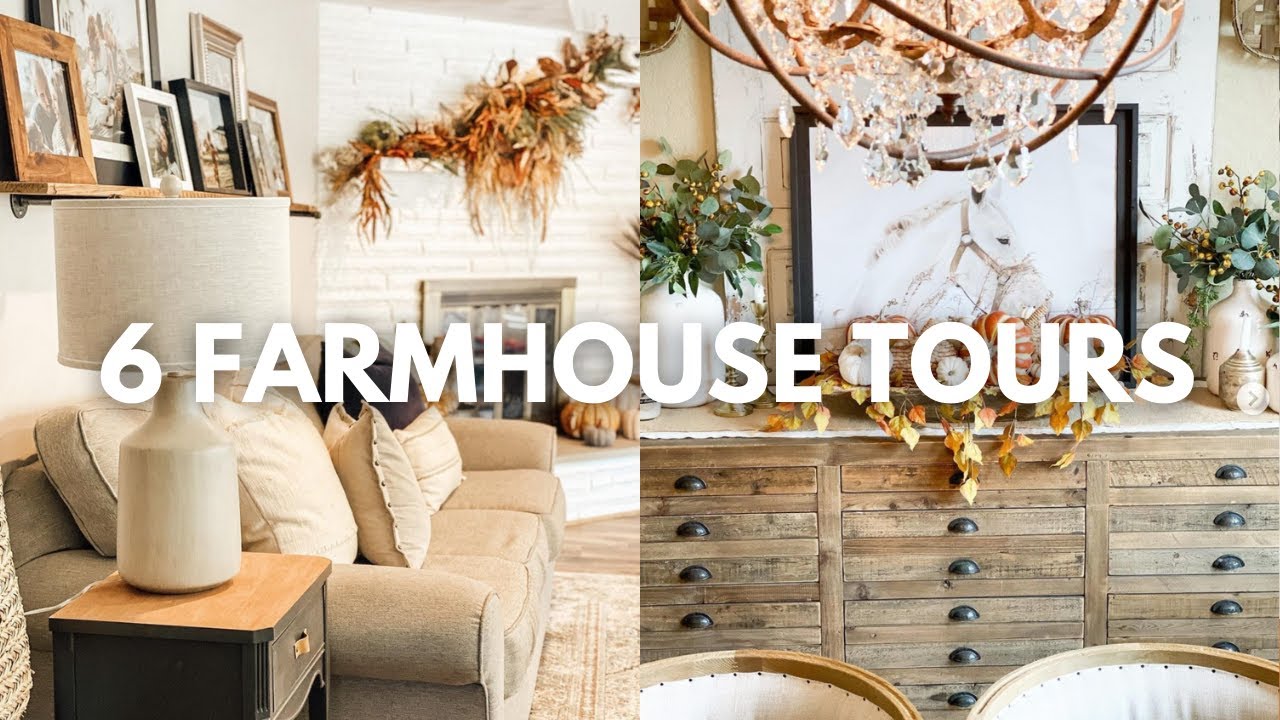6 Fall Antique Farmhouse Home Tours (Music Only)