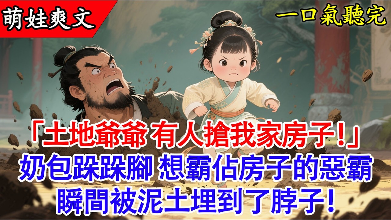 【完結小說】惡霸搶地，3歲萌娃絕望對樹哭喊，下一秒土地公霸氣顯靈！泥沼生吞惡霸，風水師當場變啞巴！#有聲書 #爽文 #古言 #萌娃 #團寵 #小說 #原創