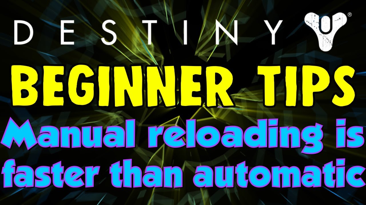Manual Reloading is faster than Automatic - Why you do no boss damage | Destiny 2 Beginner Tips