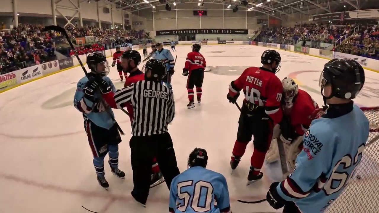 UKAF 2025 Ice Hockey. Ref Cam - British Army Blades v Royal Air Force Acrs