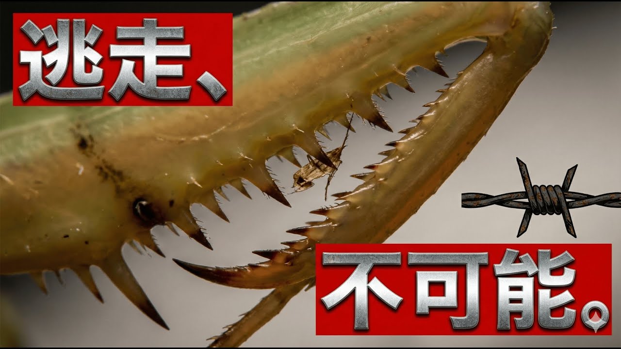 ライオンより凶暴？毒なしで自分より巨大な敵を狩るカマキリの「狂気の本能」と戦闘力