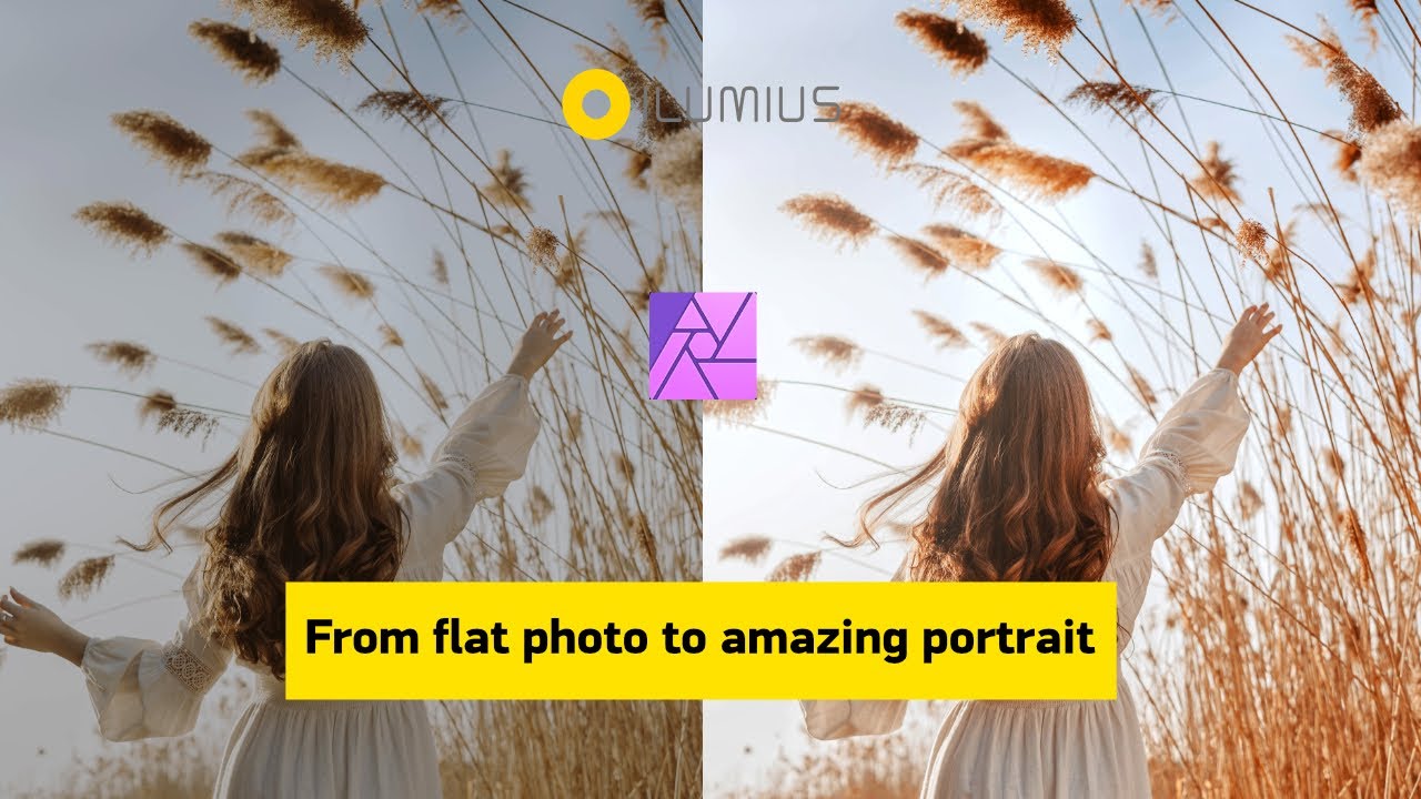 FROM FLAT PHOTO TO AMAZING PORTRAIT: AFFINITY PHOTO TUTORIAL