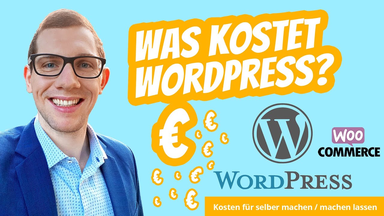 Was kostet WordPress? 💶 Aktuelle WordPress Kosten / Preise für Blog, Website, Webdesign oder Shop