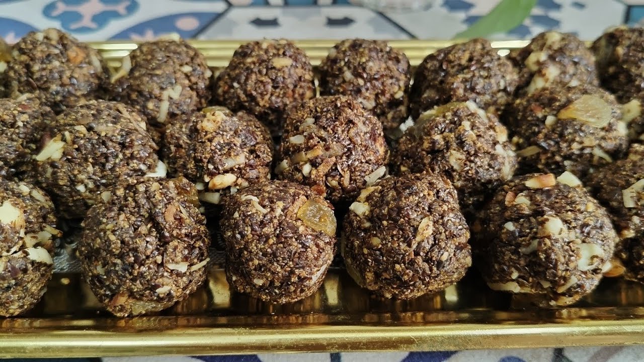 Omega-3 Rich Alsi Ladoo | Heart, Brain Joints & Digestion Booster #healthy #glutenfree 