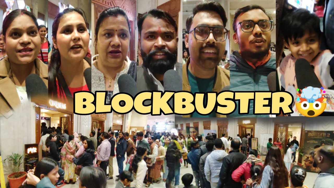 Border 2 Blockbuster Mondey26Jan Public Reactions 🤯 | Sunny Deol | Ahan shetty | Sahu Cinema Lucknow