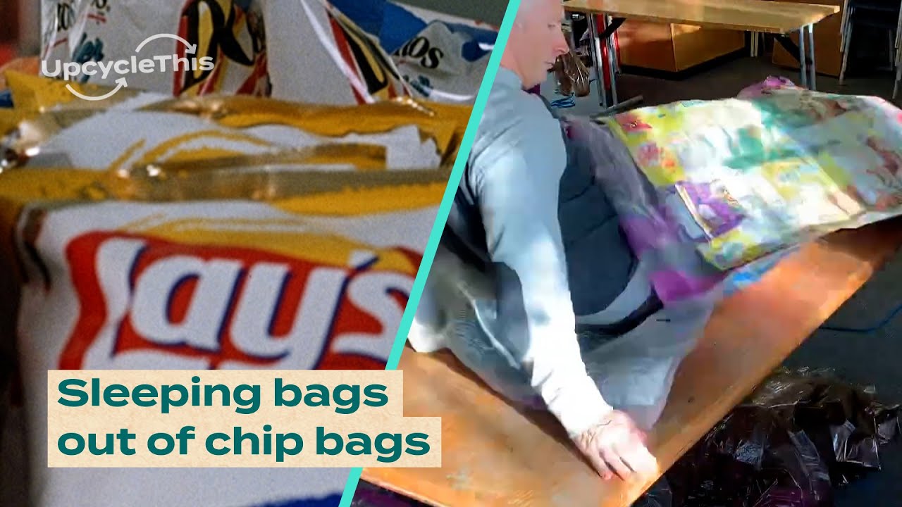 UK Nonprofit Repurposes Chip Bags Into Sleeping Bags